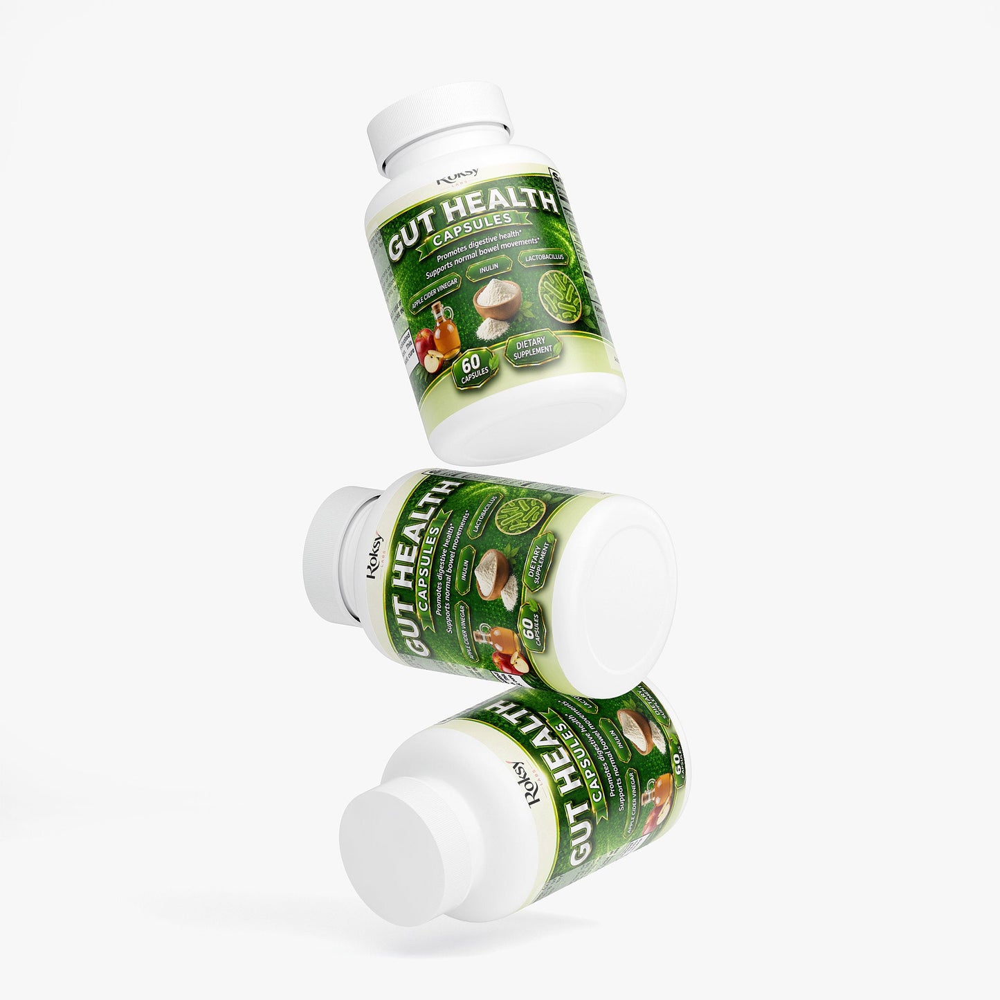 Gut Health 2 Bottles 60 Capsules