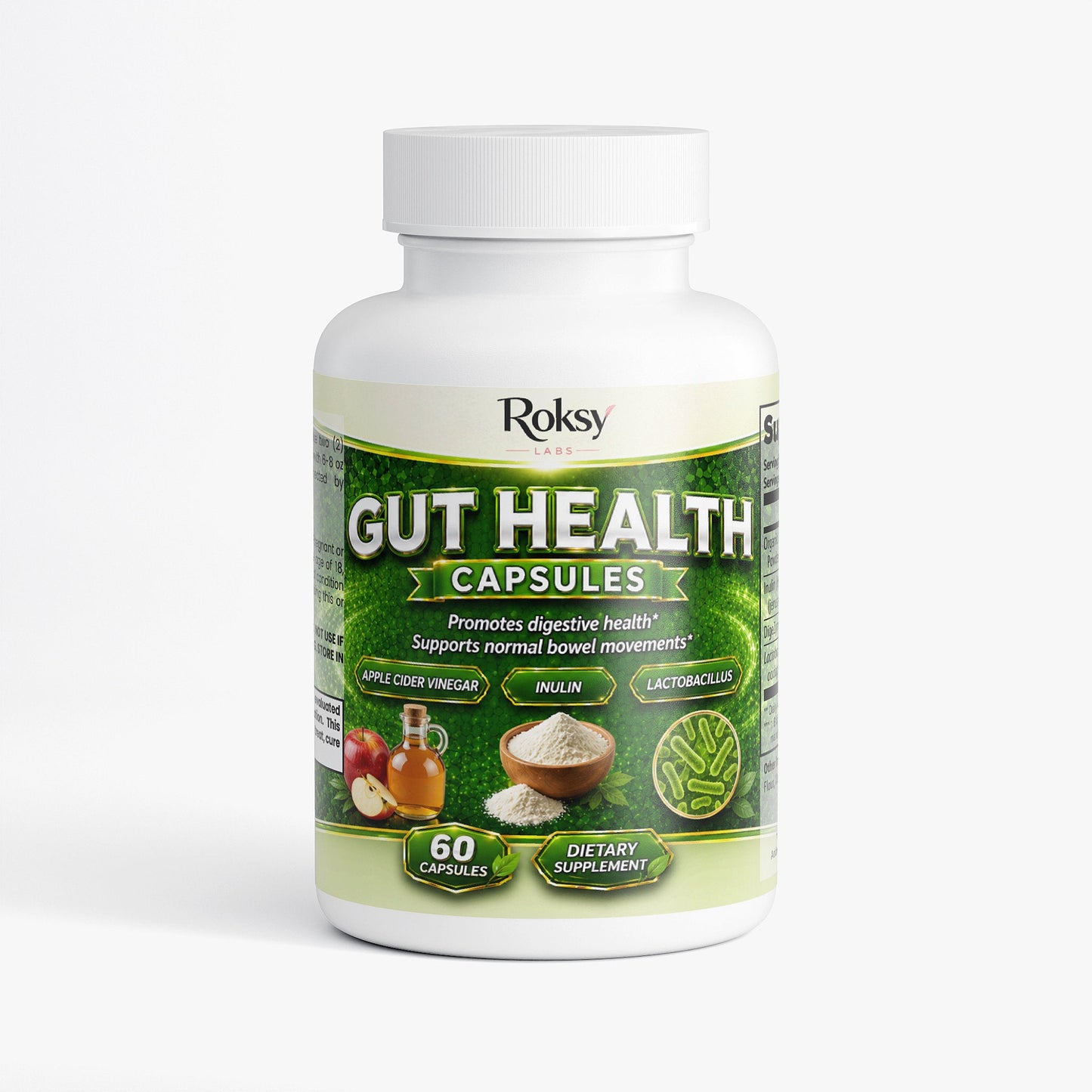 Gut Health 2 Bottles 60 Capsules