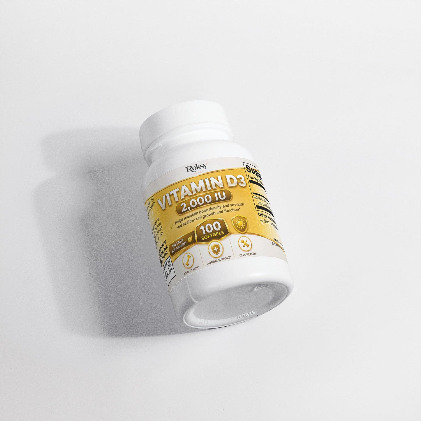 Vitamin D3 2,000 IU 100 softgels