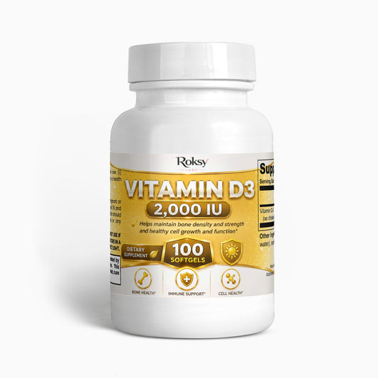 Vitamin D3 2,000 IU 100 softgels