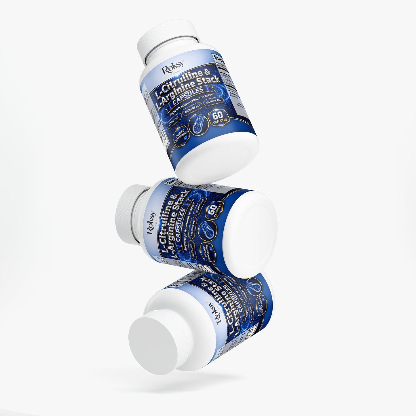 L-Citrulline & L-Arginine Stack 60 caps for workout