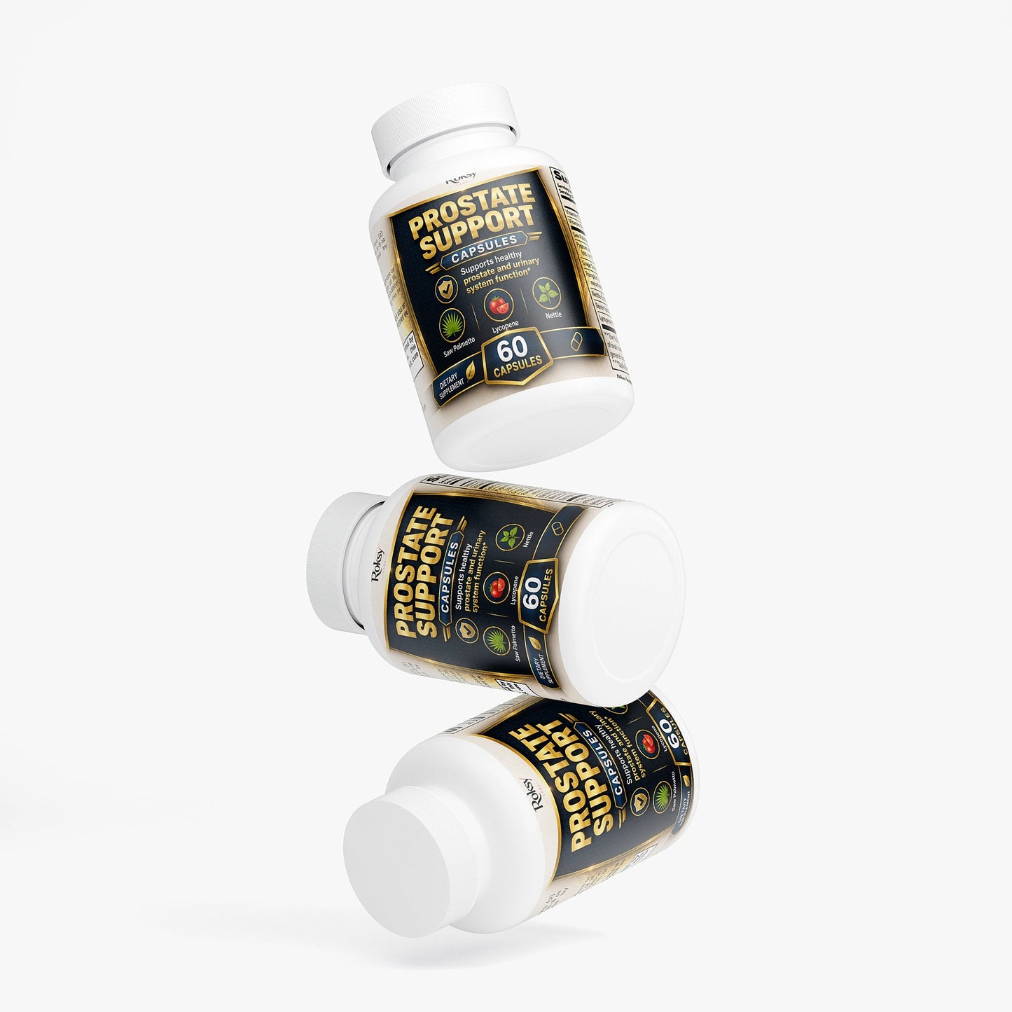 Prostate Support 60 Caps Saw Palmetto Nettle Pumpkin Seed Lycopene