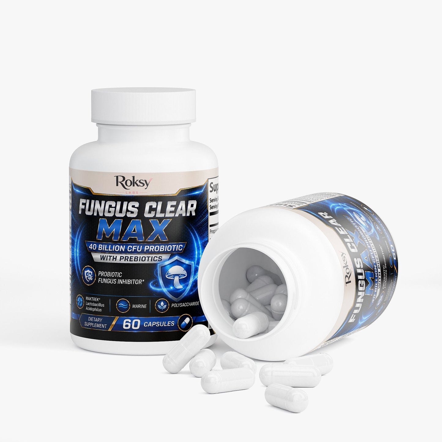 Fungus Clear Max 40 Billion CFU Probiotic Pills