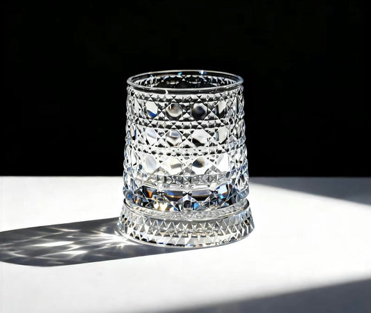 CrystalTwirl Rotating Drink Glass