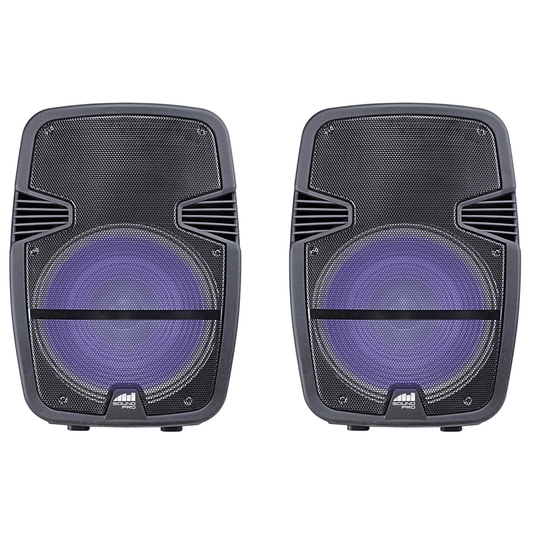 Naxa Dual 15" Bluetooth TWS Party Speakers - Refurbished