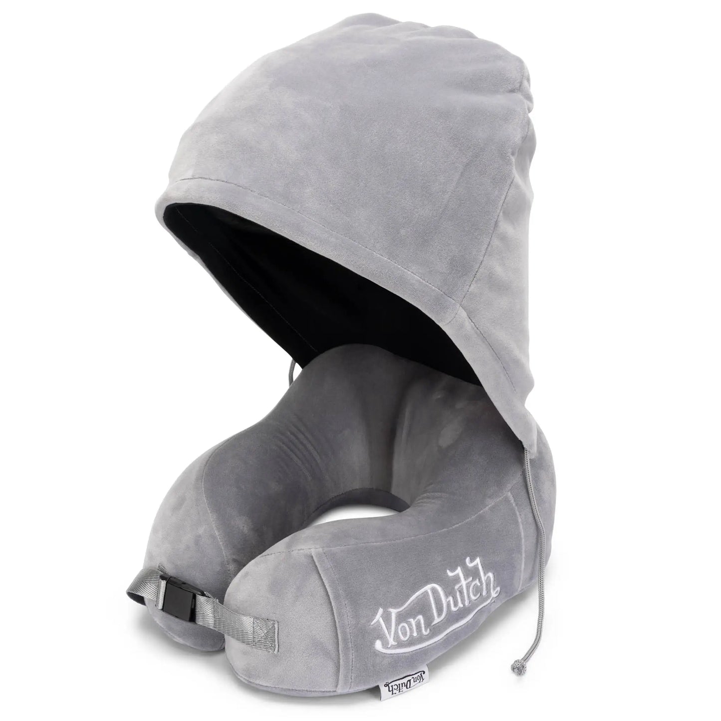 Eyeconic Hooded Ergonomic Memory Foam Travel Neck Pillow