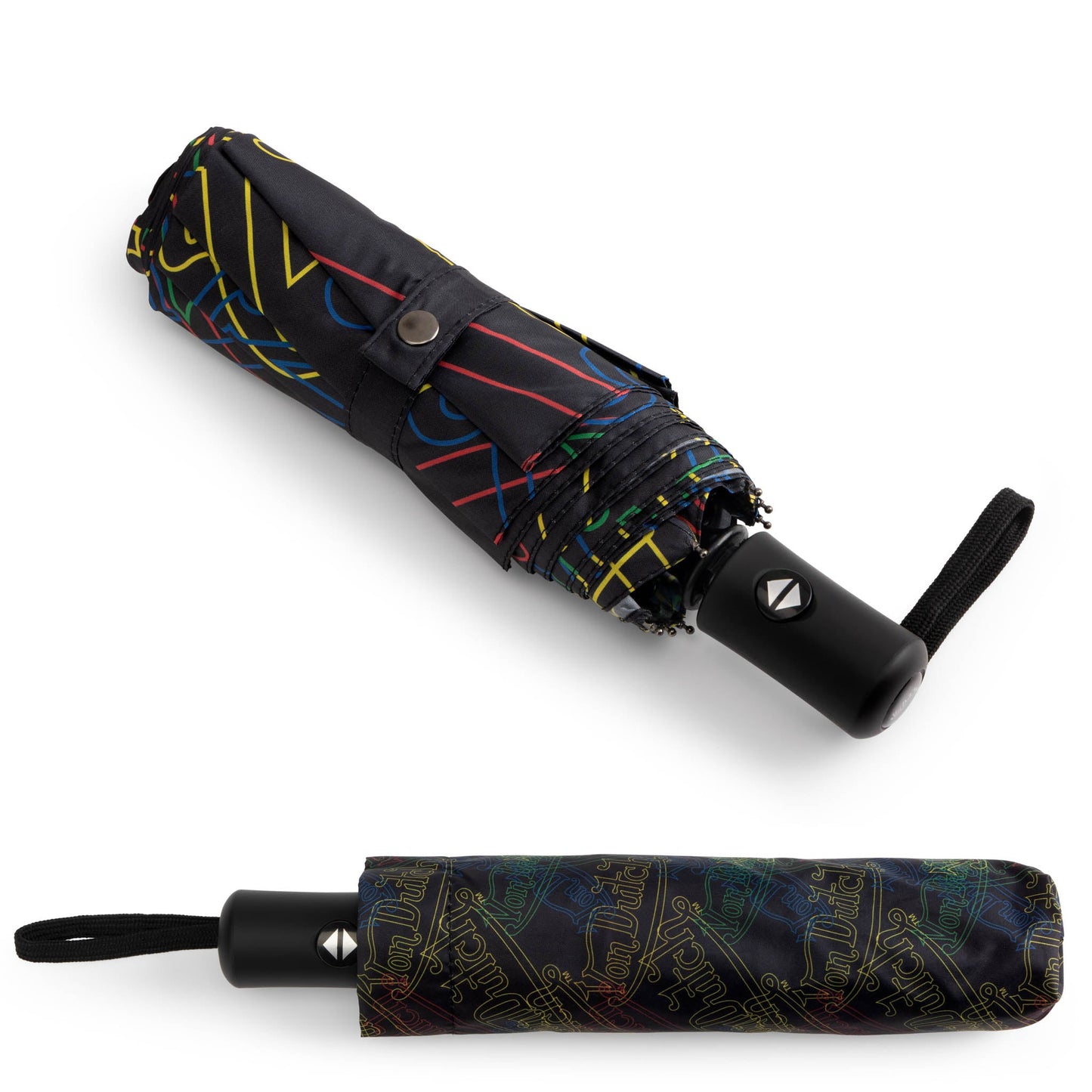Neon Logo Compact Automatic Umbrella, Strong & Portable