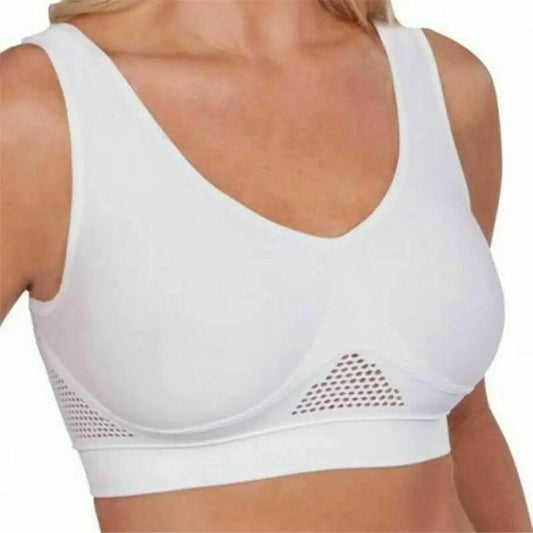 Vintage Style Comfortable Aire Bra Posture Corrector Lift Up Bra For Women Breathable Yoga Underwear Shockproof Sports Bra